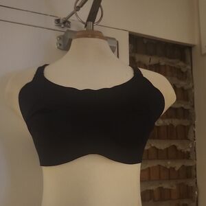 Knix by Knixwear Evolution Wire Free Comfort Reversible Bra Black Size 8